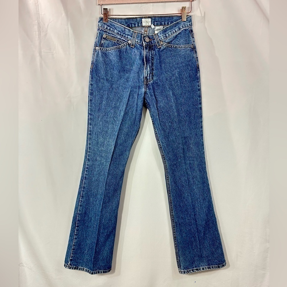 Y2K Calvin Klein JEans medium wash flare jeans size 2